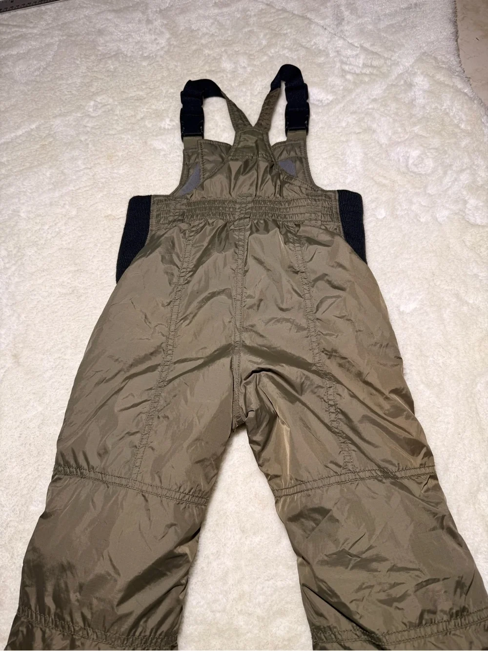 Baby Gap Toddler Snow Bibs Ski Suit Pants green insulated size 3 years